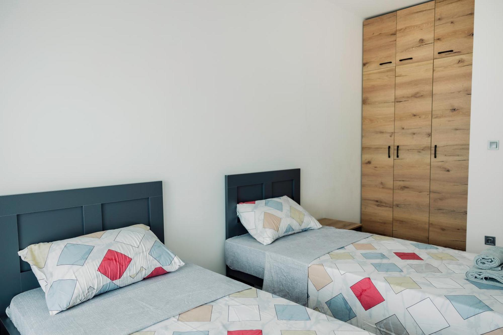 33Rd Floor Twin Apartments In Cevahir Sky City Complex With Pool, Spa, Fitness And Parking Included In Price Skopje Extérieur photo